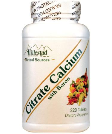 Citrate Calcium w/Boron - 220 Tablets