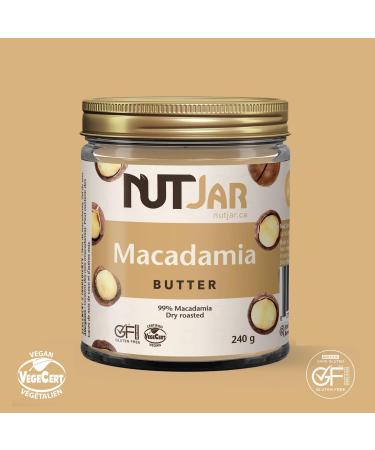 NutJar Premium Nut Butters 3 x 240 g Variety Pack Pistachio Butter Macadamia Butter Marcona Almond Butter No Added Sugars No Artificial Colours or Preservatives Vegan Gluten Free Keto Friendly Made in Canada - Buy Online on GoSupps.com