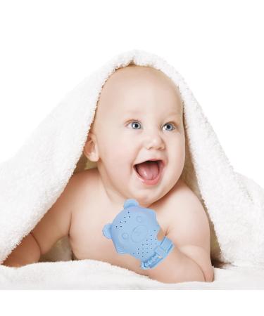 Niceram Bear Silicone Bite Gloves | Self-Calming Teething Relief for Infants | Anti-Drop Design with Adjustable Straps - Buy Online on GoSupps.com