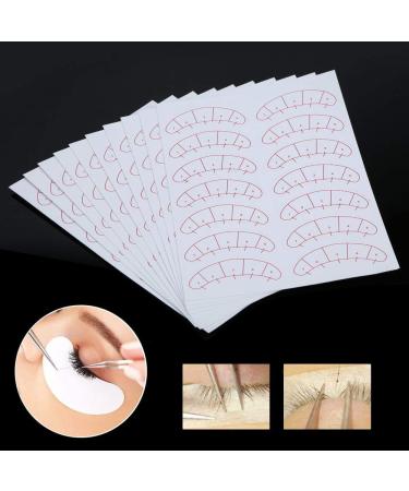 40 Pieces Eyelash Extension Adhesive Stickers - Isolation Positioning Pads for Professional Training - Buy Online on GoSupps.com