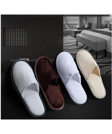 Buy Disposable Spa Shoes - 2 Pairs of Foldable White Hotel Slippers for Guests & Travel - Buy Online on GoSupps.com