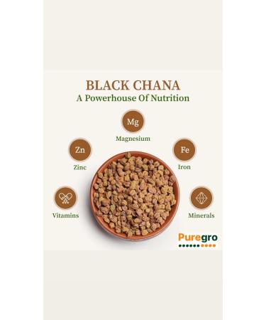 Puregro Kala Chana 500g - Buy Online on GoSupps.com