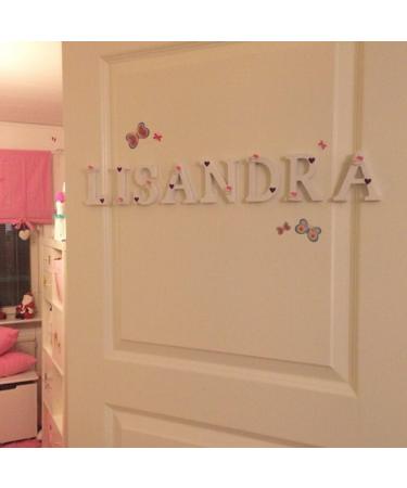 Freeas Decorative Wood Letters - 26 Hanging Alphabet Wall Letters for Kids' Bedrooms Baby Names Weddings & Home Decor - Buy Online on GoSupps.com