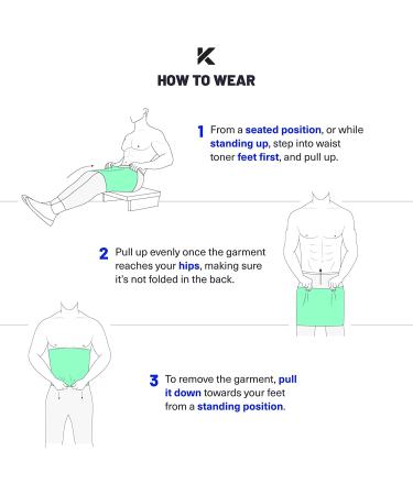 Kewlioo Men's Heat Trapping Waist Toner - Sweat Body Shaper Vest | Sauna Suits for Men | Shapewear Compression Top Shirt - Buy Online on GoSupps.com