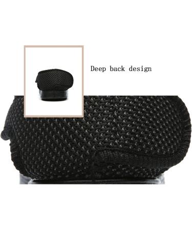 Men's MisFun Diabetic Slippers for Swollen Fat Wide Feet - Black Size 7 - Buy Online on GoSupps.com
