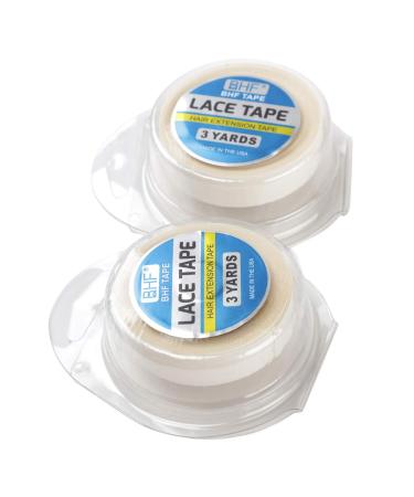 Strong Adhesive Lace Front Wig Tape - 1.27cm x 3 Yards Double-Sided Waterproof Invisible - 2 Rolls for Wigs & Hair Extensions - Pack of 1 - Buy Online on GoSupps.com