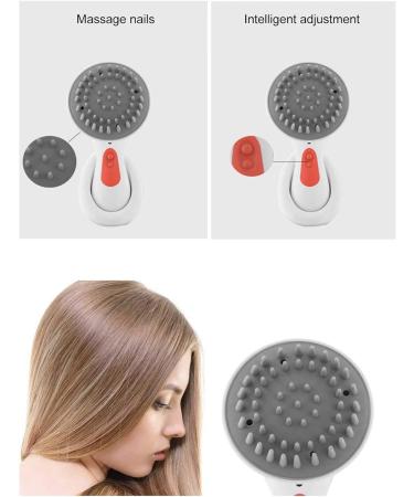 Electrical Scalp Massager - Waterproof Vibration Brush for Hair Loss Relief & Stress Relief | Healthcare Massage Comb - Buy Online on GoSupps.com