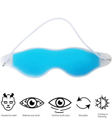 TRIXES Gel Eye Mask for Headache Relief - Hot and Cold Therapy for Puffy Eyes, Dark Circles, Allergies - Home Spa Treatment - Buy Online on GoSupps.com