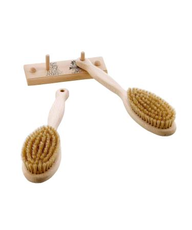 eliga set with 2 sauna brushes and hanging rail