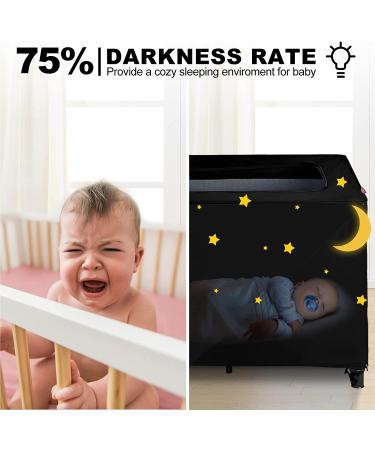 YAVIL Pack N Play Blackout Cover - Breathable Tent for Travel Crib - Portable Indoor Outdoor Playard Netting - Buy Online on GoSupps.com