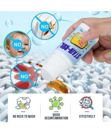 2PCS StainÂ RemoverÂ Roller-ballÂ Cleaner Stain Remover-Roll Bead Design Multi-purpose Clothes Cleaner Portable Clothes Stain Remover Clothes Stain Remover Magic Remover-Rolling Bead for Clothes - Buy Online on GoSupps.com