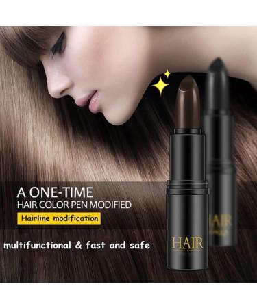 1PC Temporary Hair Color Modified Cream Color Repair Stick Hair Line Concealer Portable Hair Dye Kit Root Cover Up for Modify Your Hair Color(Black) Hair Powder Root Cover up - Buy Online on GoSupps.com