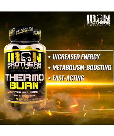 Stimulant Free Fat Burner for Women and Men - Non Stim Thermogenic Weight Loss Supplement with Cayenne Pepper - Metabolism Booster - 30 Day Supply - Keto Friendly - Buy Online on GoSupps.com