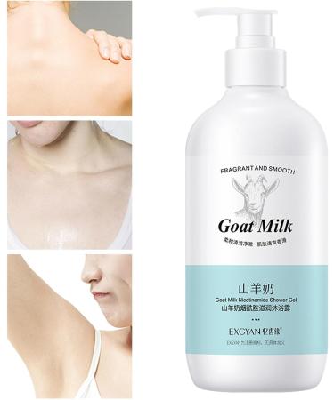  Sloane Exfoliating goat's milk shower gel - With niacinamit exfoliating and brightening goat's milk for different skin types - Buy Online on GoSupps.com