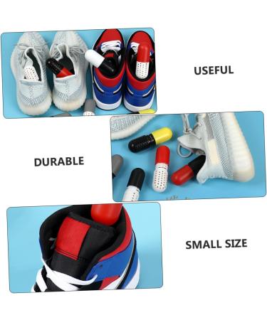 SOLUSTRE 2pcs Shoes Deodorant Capsules - Natural Odor Eliminator for Sneakers Wardrobe & Nursery - Zeolite Freshener & Dehumidifier - Buy Online on GoSupps.com