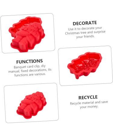 PRETYZOOM 2 pcs Moulds Molds Biscuit Baking Cartoon DIY Mold Silicone Mould Themed Food Cake Dessert Adorable 18.2X11.5X3CM As Shown - Buy Online on GoSupps.com