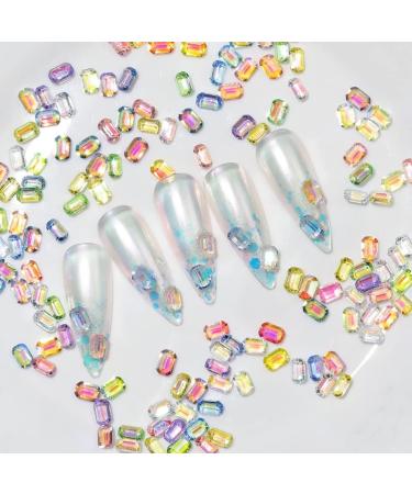 2 Boxes Nail Art Accessories Makeup Ornament Nail Jewels Rhinestones Gemstones and Crystals for Nails Rhinestones for Nails Nail Gems Nail Diamonds 3d Resin Set Three-dimensional - Buy Online on GoSupps.com