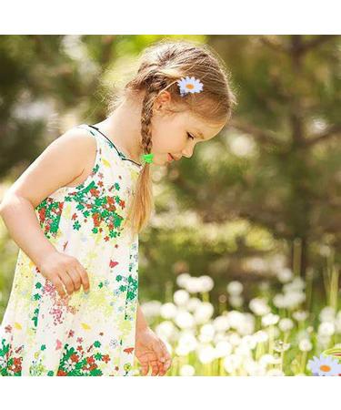 12 Pieces Daisy Hair Clips Set | Cute Flower Hairpins for Women & Girls | Perfect for Beach Weddings & Bridal Style - Buy Online on GoSupps.com