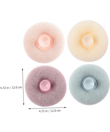 NOLITOY 4pcs Bath Ball Set | Exfoliating Loofahs & Body Scrubbers for Shower | Skin Cleaning & Bathing Essentials - Buy Online on GoSupps.com