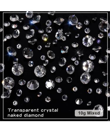 Accessories Glitter 3D Gems Nail Diamond Nail Rhinestones Crystal Nail Art Decoration - Buy Online on GoSupps.com