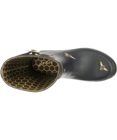 Joules Women's Molly Welly Rain Boot 9 - Black Multi Bees | Waterproof Boots - Buy Online on GoSupps.com