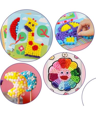 150PCS 1 Inch Purple Craft Pom Poms for DIY Arts and Crafts Decorations - Buy Online on GoSupps.com