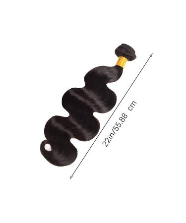 Buy Tonsee Brazilian & Peruvian Body Wave Hair Extensions - 16 to 24 Natural Black Real Hair Bundles - Buy Online on GoSupps.com