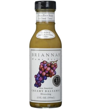 Brianna's Vinaigrette Dressing, New American, 12 Fl Oz