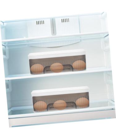 MAGICLULU Egg Storage Container Box Lid Style Holder Drawer Egg Eggs Organizer Type Storage For Refrigerator Tray Large Plastic - Buy Online on GoSupps.com