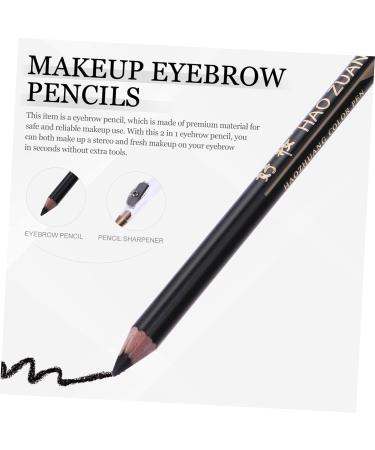 Mikinona 8pcs Sharpener Eyebrow Pencil beauty eyebrow pen Wooden waterproof eyebrow pencil 1 count (Pack of 1) Black - Buy Online on GoSupps.com