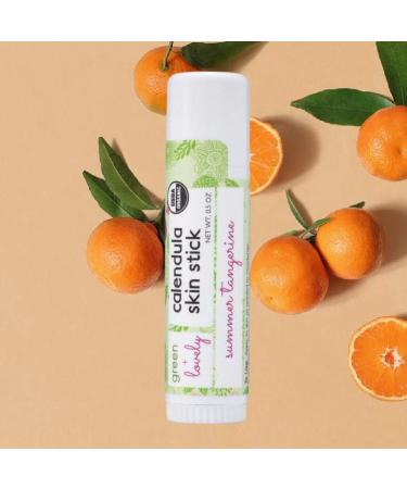 Green + Lovely Calendula Skin Stick Organic Lotion Sticks Moisturizing Balm Ointment Salve Multipurpose Hand Cream Body Bar, 0.5 oz., Summer Tangerine (1 Tube) Summer Tangerine 0.5 Ounce (Pack of 1) - Buy Online on GoSupps.com