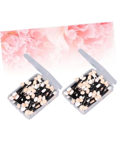POPETPOP Eye Shadow Sponge Applicator 200 Pcs Eyeshadow Makeup Brush Makeup Tools Eye Cream Brush Eye Shadow Set Double Sided - Buy Online on GoSupps.com