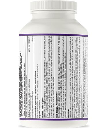 AOR - Gandha-600 240 Capsules - Ashwagandha 600mg for Edema Relief - Ashwagandha Extract Supporting Energy and Vitality - Ashwagandha Supplement for Men and Women - Buy Online on GoSupps.com