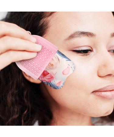 FOMIYES Kids Toy Beauty Face Ice Roller & Ice Cube Tray - Cool Facial Massage for Kids | Silicone Pink Ice Face Roller - Buy Online on GoSupps.com