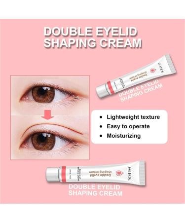 Double Eyelid Styling Cream & Tape Set - Waterproof Invisible Eyelid Shaping Cream for Perfect Eyes | 120 PCS Double Eyelid Tape Included - Buy Online on GoSupps.com