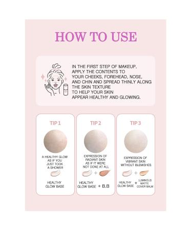 Healthy Glow Makeup Base - 1.11 FL.OZ. | Flawless Radiance for All Skin Types - International Shipping Available - Buy Online on GoSupps.com