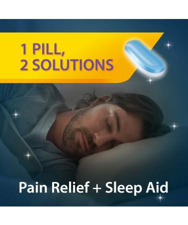 Unisom PM Pain Nighttime Sleep-aid with Acetaminophen & Diphenhydramine HCI - 30 Caplets (Pack of 4) | International Shipping Available - Buy Online on GoSupps.com