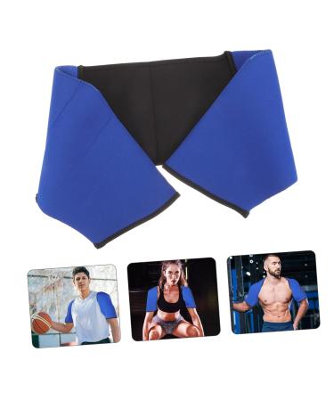 Buy NOLITOY Adjustable Basketball Shoulder Pads & Brace - Rubber Protective Gear for Weightlifting & Sports 75x15cm Blue - International Shipping Available - Buy Online on GoSupps.com
