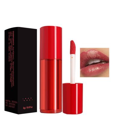 laxreheye Powder lipstick Powder lipstick - Matte glitter lipstick glossy matte lipstick for outdoor meetings shopping lip gloss makeup lipstick