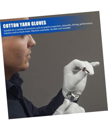 minkissy 12pairs Gloves Wax Bath Liners Wax Bath Mittens Paraffin Wax Mittens Paraffin Bath Mittens Santa Cosplay Costume Work Glove White Cotton Yarn Labor Protection Cotton Jewelry - Buy Online on GoSupps.com