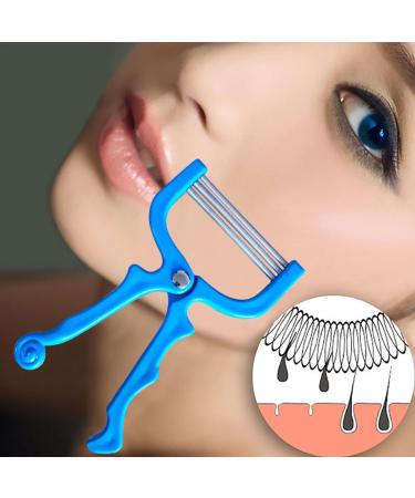 NITAIUN Spring Facial Hair Remover - 4 Pieces Manual Epilator Set for Upper Lip, Chin, Cheeks, and Neck - Beauty Tool for Women, Girls, and Men - Buy Online on GoSupps.com