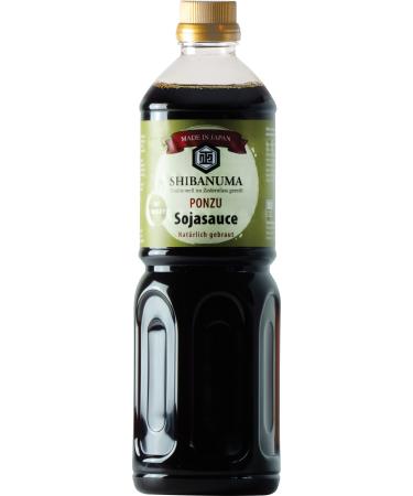Shibanuma Ponzu Sauce Soy sauce with Yuzu from Japan Less salty 1 x 1 l - Buy Online on GoSupps.com