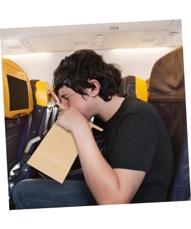 FRCOLOR 50 Pcs Outdoor Vomit Bags - Self Sealing Brown Paper Waste Bags for Travel & Pregnant Women - Buy Online on GoSupps.com