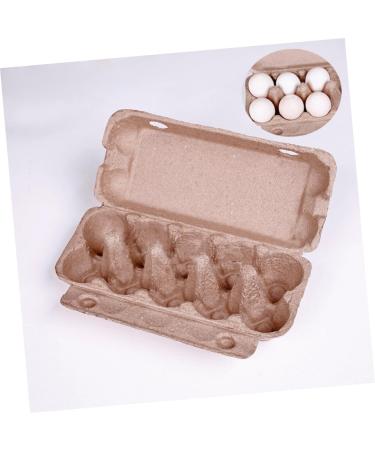 UKCOCO 10pcs Refrigerator Containers Fridge Egg Holder Carton Egg Holder Egg Box Display Stand Egg Tray As Shown 10pcs - Buy Online on GoSupps.com