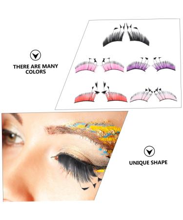 Shop Hemoton 15 Pcs False Eyelashes - Exaggerated & Creative Cosplay Performance Eyelashes for Stunning Looks - Buy Online on GoSupps.com