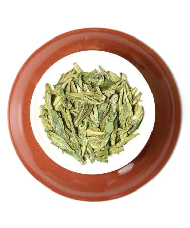 GOARTEA Th Vert - 500g (17.6 Oz) Supreme Anji Bai Cha Long Jing White Dragon Well Loose Spring Leaf Chinese GREEN TEA VERT