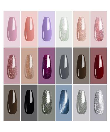 Clou Beaute 27PC Gel Nail Polish Set - Dream Aurora Collection with Lamp - Cat Eye, Matte, Soak Off - UV/LED Art Varnish - Gift Box Starter Kit - Buy Online on GoSupps.com