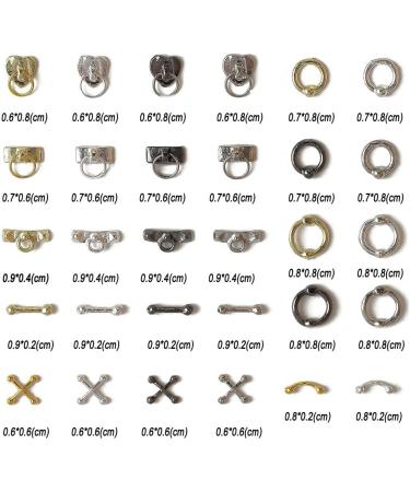 Dornail Pack of 30 Punk Nail Charms Alloy Nail Charms Pendant 3D Cross Nail Pendant Metal Hanging Rings Bar Gothic Nail Jewellery Nail Art Accessories Nail Set Nail Art Decoration - Buy Online on GoSupps.com