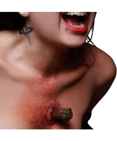 Ghoulish Productions Stab It Appliances. Halloween Latex Appliances Prosthetic Make-up Bloody Wound Latex Wounds and Scars. Appliances Line. Ideal for use in Halloween pranks parties