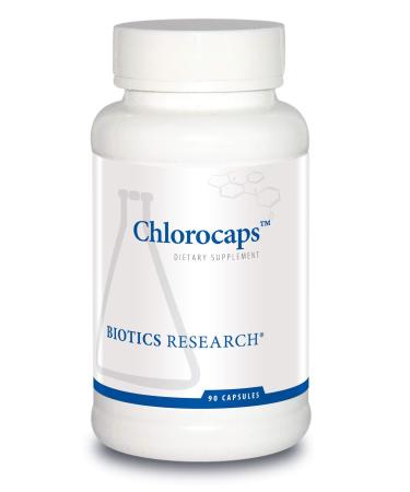 Biotics Research Chlorocaps Chlorophyllins Vitamins SOD & Catalase Good Source of Magnesium 90 Caps